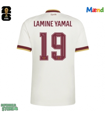 Spanien Lamine Yamal #19 Replika Udebanetrøje VM 2026 Kortærmet